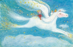 Star bringing horse